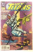 Front cover showing full comic, issue #107, DC logo, characters