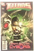 Front cover showing title, issue number and Cyborg artwork