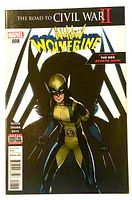 Front cover showing title, issue number 008, Civil War II banner