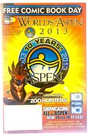 Front cover of Worlds of Aspen 2013 comic