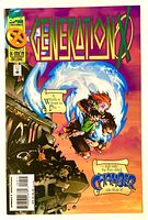 Front cover of Generation X #9 displaying title, issue number, Marvel logo, characters, and artwork