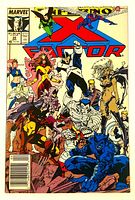 Front cover of Marvel Comics X-Factor #39 showing artwork and issue details