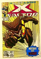 Front cover of X-Factor #76 showing title, artwork, publisher details and price