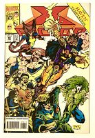 Front cover of X-Factor #98 showing title, artwork, price and issue details
