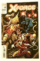 Front cover of Marvel Comics X-Force #33 variant edition comic book