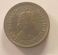 Obverse showing Queen Elizabeth II portrait