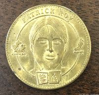 Obverse showing Patrick Roy bust and McDonald’s logo