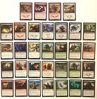 Front view showing all 32 cards arranged in rows