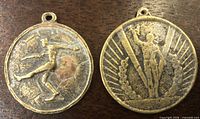 Obverse of both medals side by side