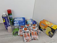 Full lot showing all cleaning items together