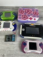 Overview of five tablets and cartridge