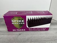 Front of Spike Master box showing branding and capacity