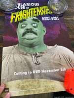 Poster side with green Frankenstein character