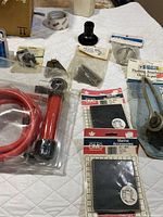 Overview of all marine accessories on table