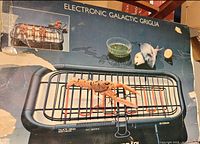 Front of box showing branding G3 Ferrari Galactic Griglia electric grill