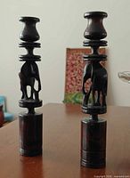 Both candlesticks full view on table