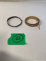 Both bracelets side by side showing overall forms and finishes