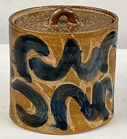 Full view of jar showing decoration