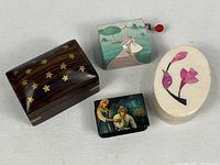 Group shot of all four boxes