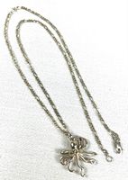 Full view of chain and pendant laid flat