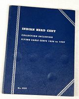 Front cover of Whitman Indian Head Cent folder