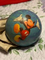 Overall view of Mickey Mouse bowling ball front graphic