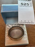 Bracelet displayed in open Birks box