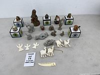 All items laid out showing quantity and variety