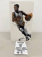 Front of outer box showing stylized Stephen Curry artwork and Legend Creation branding