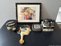 All items overview on tabletop