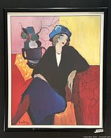 Full framed poster print showing artwork and frame