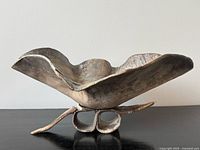 Signed raku green metallic glazed pottery vase | Maxsold