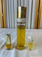 All three perfume bottles front view