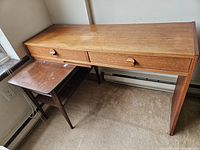 Console desk and end table overall view