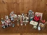 Entire assortment laid out on table showing quantity and variety