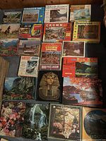 Group shot showing majority of puzzle boxes