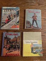 Front covers of all four hardcover books