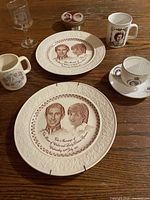 Group shot of all commemorative pieces