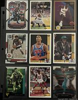 Front of nine assorted cards