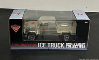 Front view of boxed Canadian Tire Ice Truck model