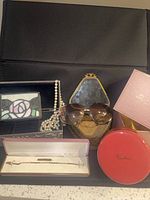 Group shot showing all seven items together