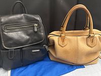 Both bags side by side showing overall size, color, and style