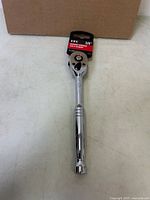Full view of ITC 3/8" ratchet wrench showing handle and head