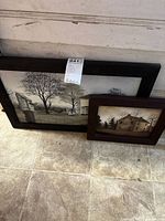 Both framed prints side by side to show relative sizes and frames