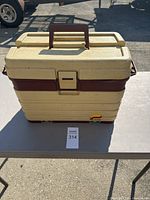 Closed Plano tackle box front view