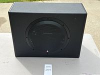 Front view of Rockford Fosgate P300-12 powered subwoofer