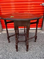 Table full open, showing overall design and condition