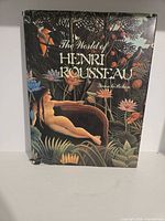 Front cover of The World of Henri Rousseau book with dust jacket