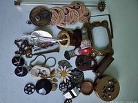 Entire lot laid out showing variety of items