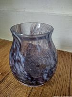 Vase front view showing shape and coloration